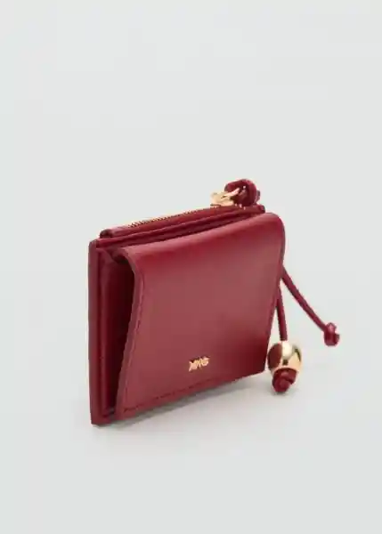 Monedero P Meti Burdeos Talla 99 Mujer Mango