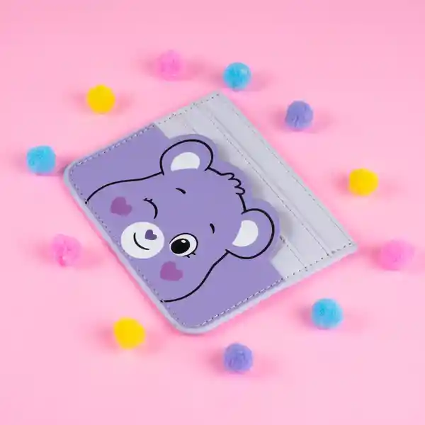 Tarjetero Colección Care Bears Morado Miniso