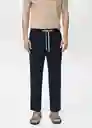 Pantalón Romelino Navy Talla 44 Hombre Mango