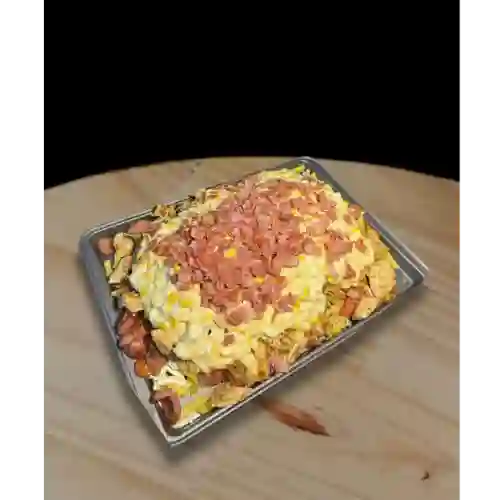 Mega salchipapa 2personas