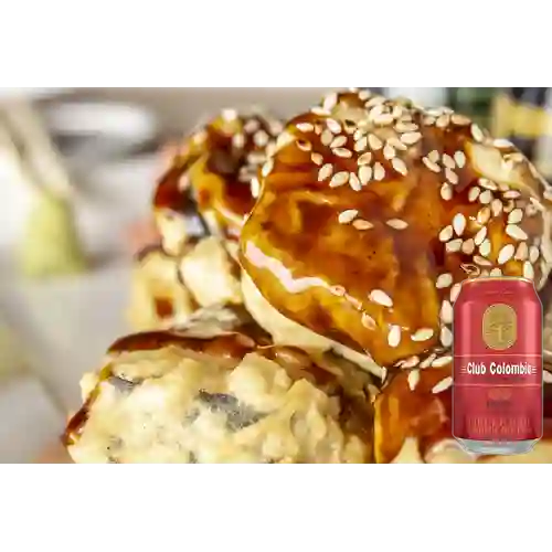 Combo Philadelphia Tempura + Club col. Roja Lta 330ml