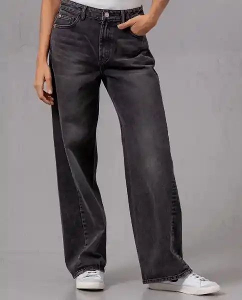 Jean Barril Mujer Negro Sombrio Ultraoscuro T 12 91790 Rifle