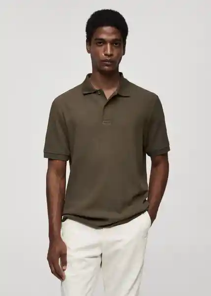 Polo Can Dark Caza Talla L Hombre Mango