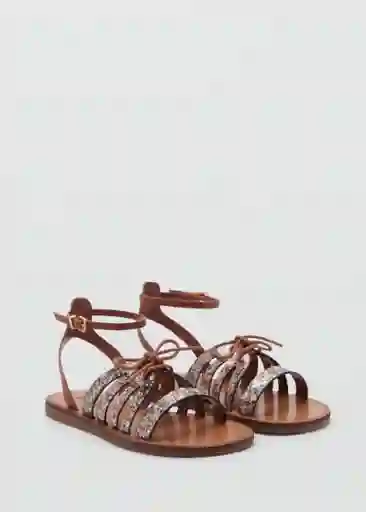 Sandalias Deme Malva Talla 35 Niñas Mango