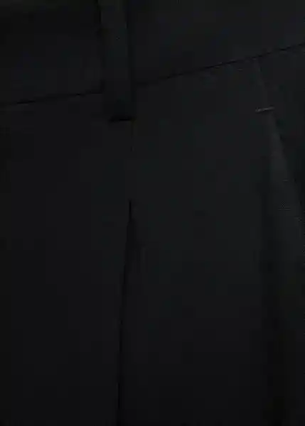 Pantalón Carla Negro Talla 36 Mujer Mango