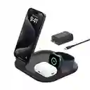 Belkin Base de Carga Qi2 3 en 1 Plegable 15W Negro