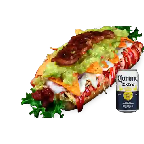 Combo Choriperro Mexicano + Corona Cold