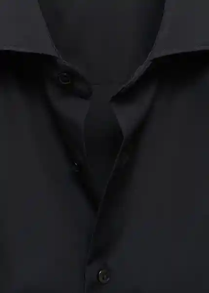Camisa Emeritol Negro Talla S Hombre Mango