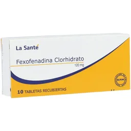 La Santé Fexofenadina Clorhidrato (120 mg)