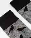 Medias Bird Negro Sombrío Ultraoscuro Talla 10-12 Chevignon