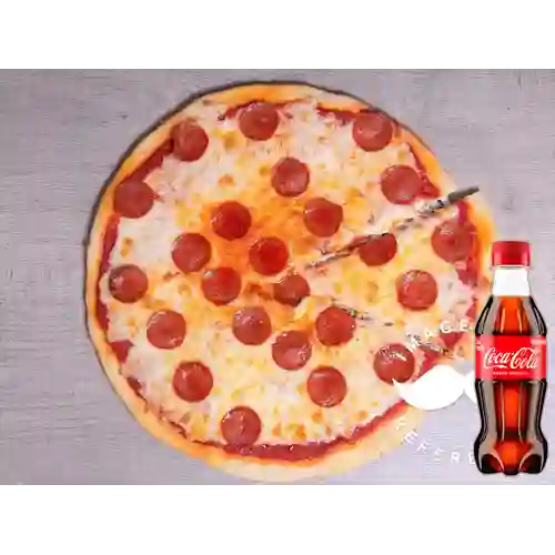 Combo Pizza de Peperoni + Coca Cola Original 250ML