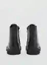 Botines Basmab Negro Talla 24 Niñas Mango