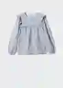 Blusa Anna Navy Talla 09 Niñas Mango