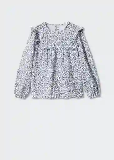 Blusa Anna Navy Talla 09 Niñas Mango