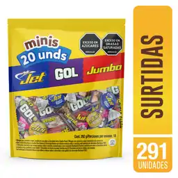 Jet Chocolatina Surtido291 Gr