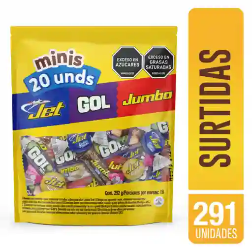 Jet Chocolatina Surtido291 Gr