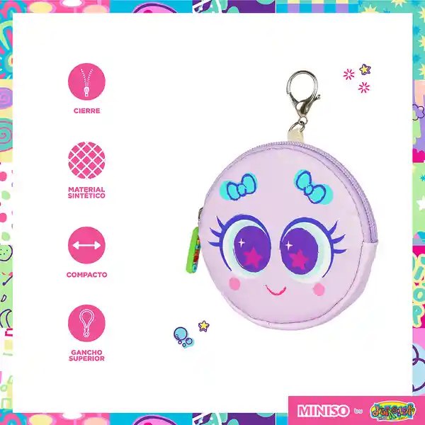 Monedero Distroller Neonato Lila Miniso