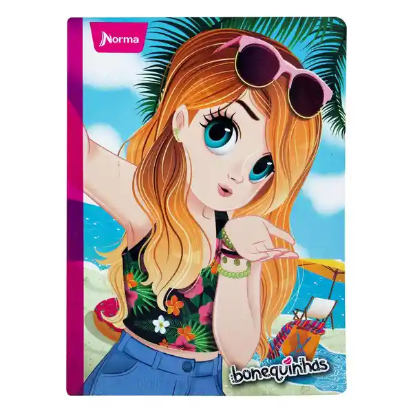 Norma Cuaderno Hojas Bonequinhas