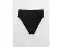 American Eagle Braga Bikini Aerie Pierna Negro Real Large