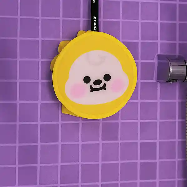 Esponja de Baño Doble Cara Baby Chimmy Serie Bt21 Miniso