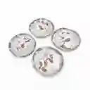 Set Plato Mediano Branco Ambiente Gourmet