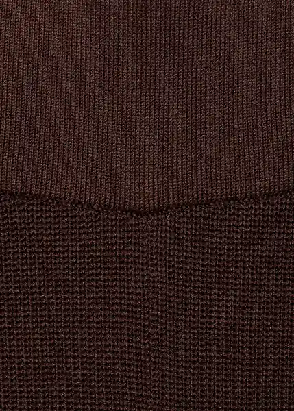 Pantalón Sesete Chocolate Talla S Mujer Mango