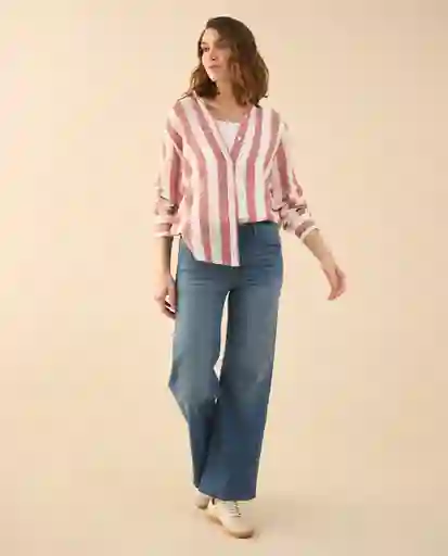 Jean Azul Rivera Medio Talla 10 671G011 Esprit