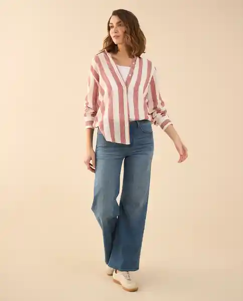 Jean Azul Rivera Medio Talla 10 671G011 Esprit