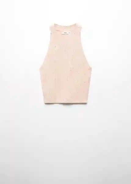 Top Cuba Rosa Talla L Mujer Mango