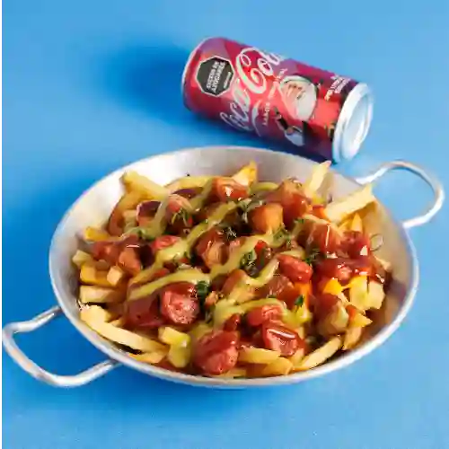 Papas Divina + Coca Cola