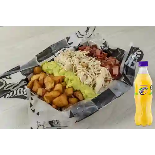 Combo Salchipapa Gomela + Quatro Original 400ML