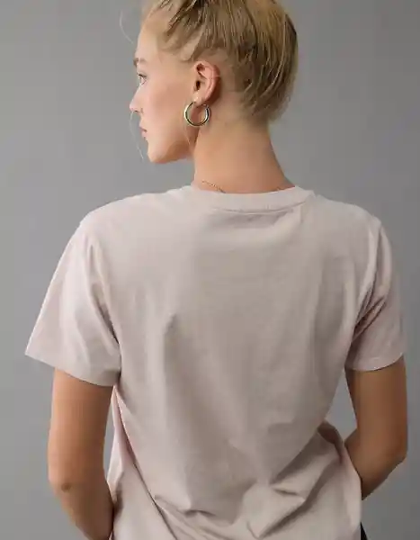 Camiseta Mujer Morado Talla: X-SMALL 9929535 American Eagle