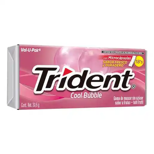 Trident Chicle Cool Bubble