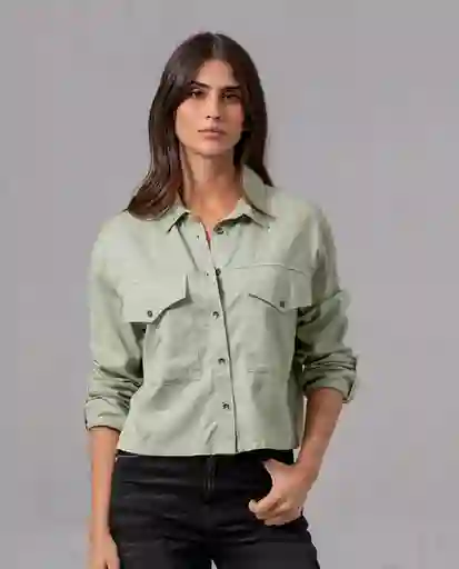 Camisa Mujer Verde Golfo Medio Talla L 90731 Rifle