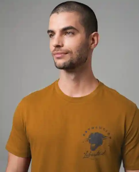 Camiseta Hombre Naranja M 102G012_NAR181160 Rifle