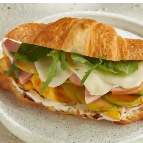 Egg Bagel/croissant de Pavo & Huevo
