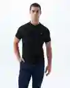 Camiseta Hombre Negro Talla M 800G002_NEG194007 Americanino