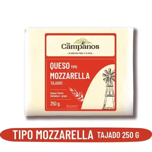 Queso Mozarella Los Campanostajado