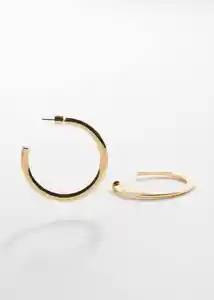 Pendientes Fede Oro Talla 99 Mujer Mango