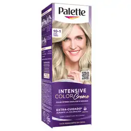 Tinte Palette Color Creme 10-1 Rubio Plata Cenizo