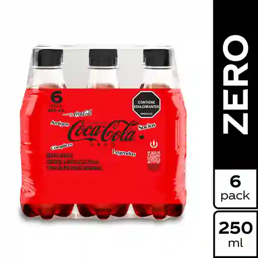 Coca-Cola Gaseosa Zero 250 mL