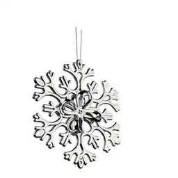 Adorno Copo de Nieve Plateado I 1304201053 Finlandek