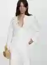 Jean Catherin Blanco Talla 32 Mujer Mango