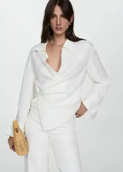 Jean Catherin Blanco Talla 32 Mujer Mango