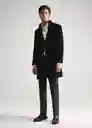 Abrigo Funnel Negro Talla XL Hombre Mango