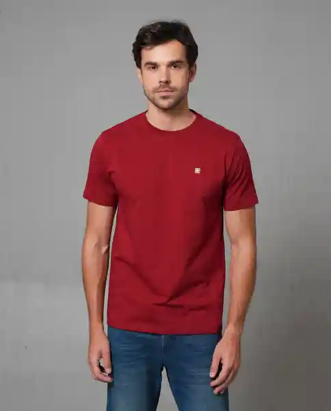 Camiseta Hombre Rojo Talla M 100G101_ROJ191863 Rifle