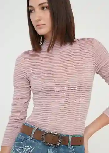 Camiseta Rosa Aylostera Medio Talla L 509G059 Naf Naf