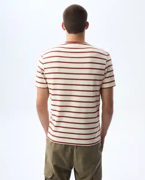 Camiseta Hombre Rojo Talla XL 841G008_ROJ191934 Americanino