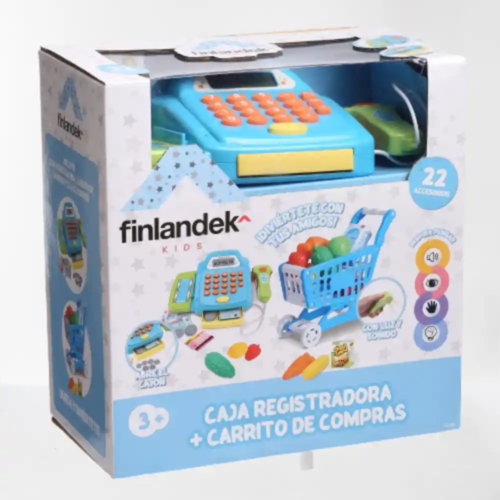 Finlandek Set Caja Registradora + Accesorios
