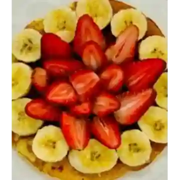 Waffle Fresa y Banano